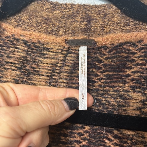 Free People Sepia Cardigan Sweater in Birchwood Size Large - Picture 4 of 7